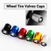 4pcs Car Wheel Valve Caps Stem Case Tire Valve Cover with Logo Auto Accessories For Peugeot 208 3008 308 2008 207 107 508 607