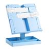 Foldable Plastic Reading Stand Adjustable Textbook Stand Folding Book Rest with Page Clips for Book Tablet Music Scores
