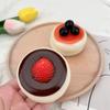 Squeeze Strawberry Cake Toy Bouncy and Watery and Stress Relief Relaxing Squeeze Durable Suitable for Children and Gift Idea Soufflé - Resilient! [New