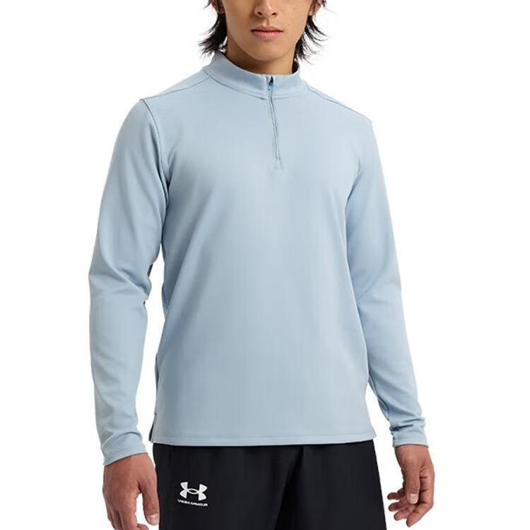 Under Armour Motion SS25 Fashion Comfortable Soft Skin-Friendly Long Sleeve T-Shirt Men Tops Harbor-Blue 1386980-465