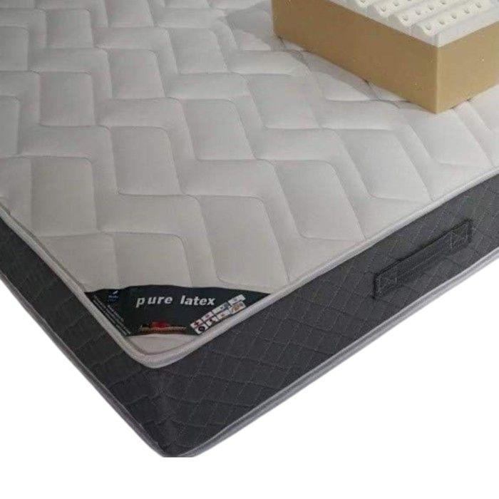 Matelas - Lot de 2 - Latex 75 Kg/m3 - Mousse HR 35 Kg/m3 - Épaisseur 21,5 cm