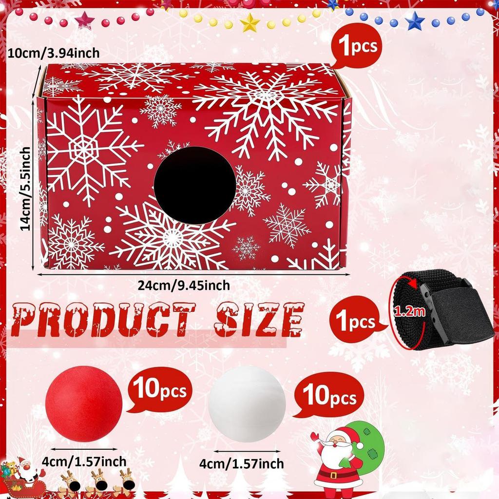 Shaking Balls Game Christmas Toys with Balls Multiplayer Party Swing Game Set for Kids Adults Boys Girls Thanksgiving Holiday