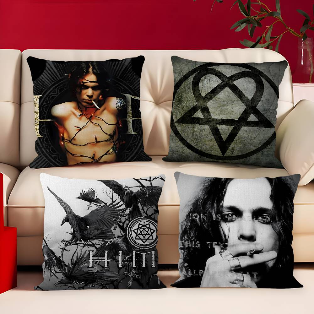 Rock Band H-Him Pillow Cover For Bedroom Room And Living Room Sofa Decorative Cushion Cover
