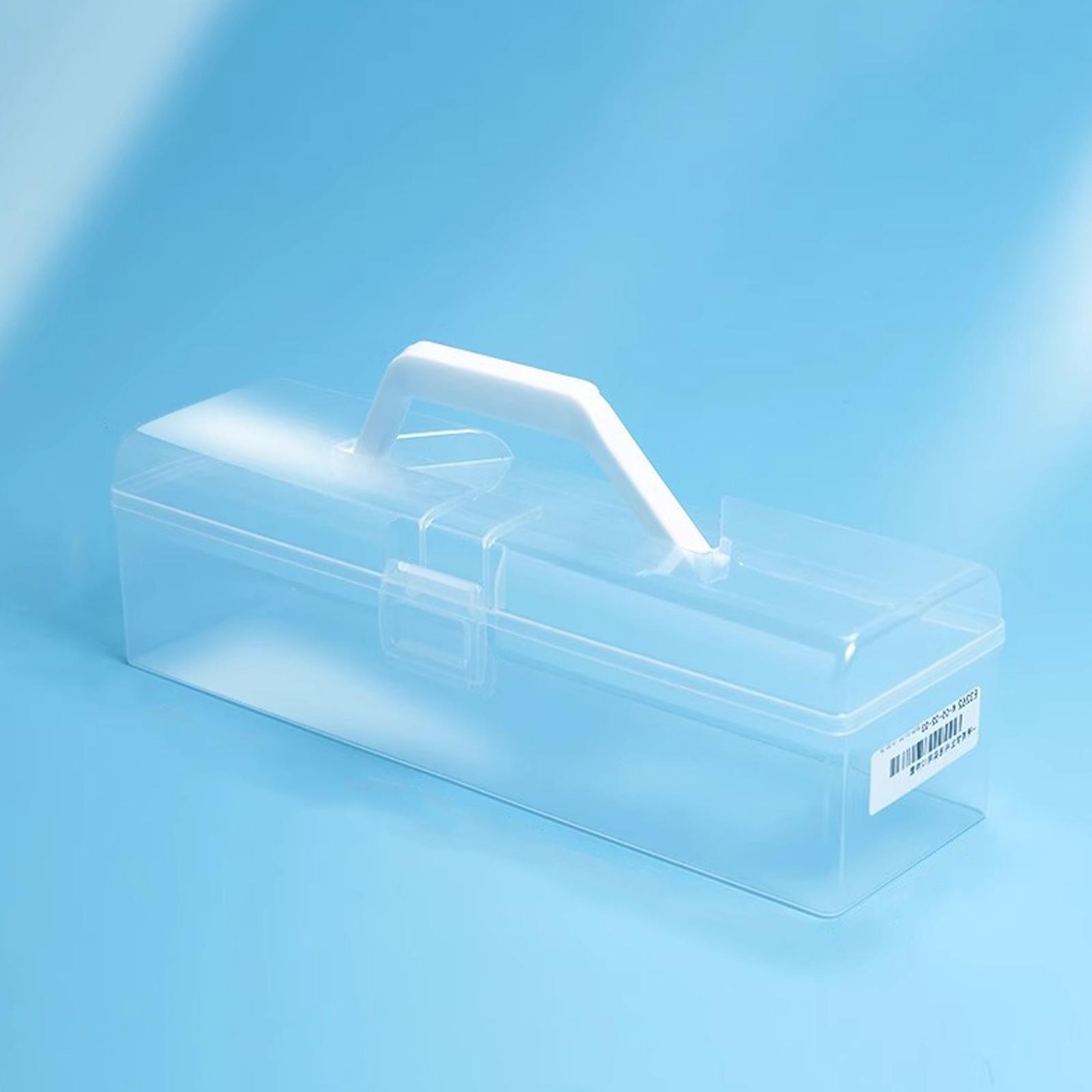 Пластиковый держатель для кистей с ручкой длинный контейнер для кистей ящик для хранения каллиграфических кистей инструмент для рисования прозрачный 759₽