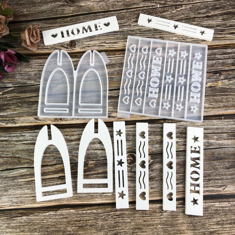 Flexible Silicone Molds for Desktop Decoration Projects Handmade Tabletop Ornament Mould Jewelry Making Accessories