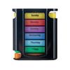 7 Days Pill Dispenser Box Portable Colorful Sealed Pill Case Stackable Moisture Proof Medicine Storage Containers Healthcare