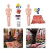 Halloween Leichen Requisiten Dekoration Aufblasbare Schaufensterpuppe Deko Gruselige Liegende Leiche