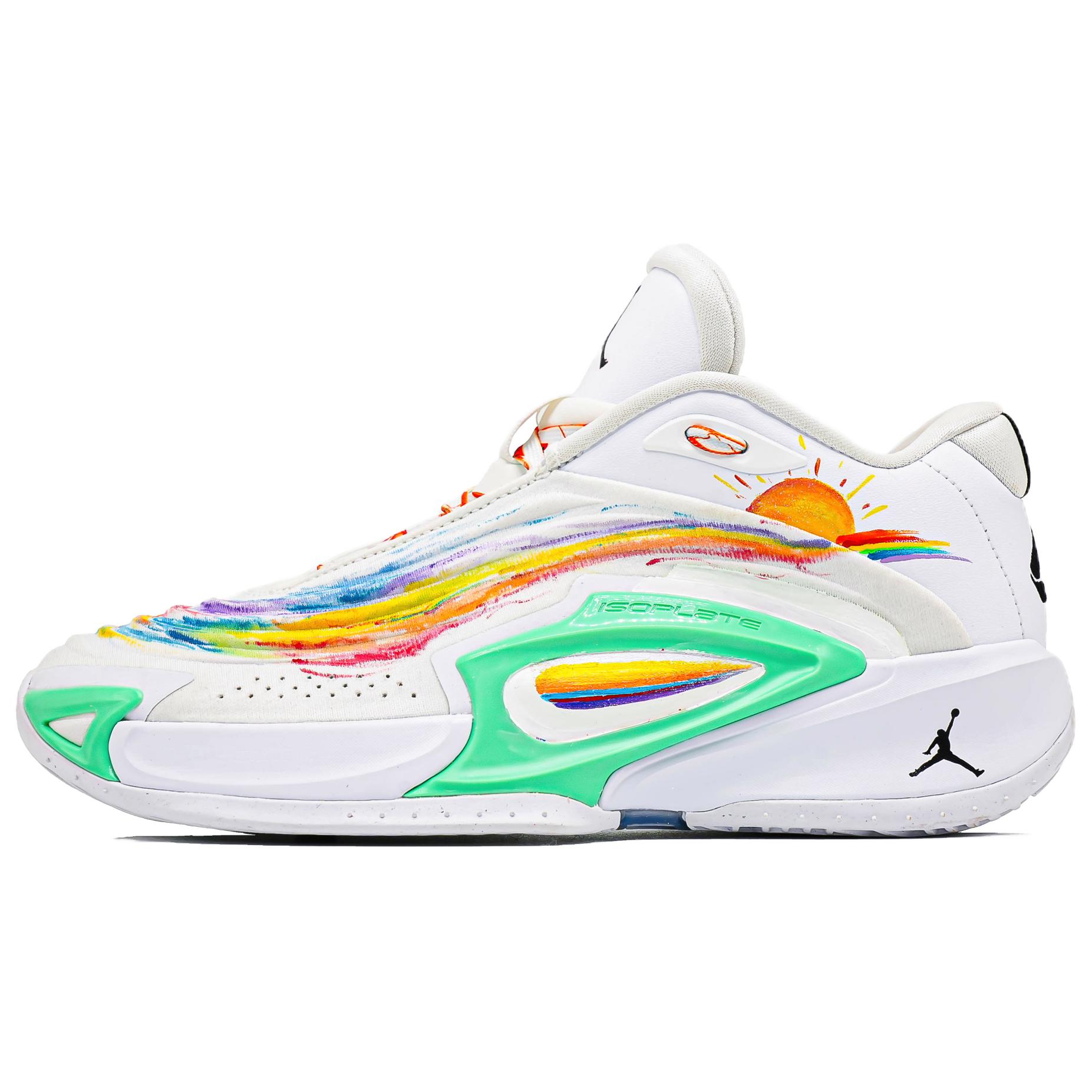 Jordan Luka 3 Cushioning Low top Basketball Shoes Unisex White HQ5055-107(Team145-) 40.5