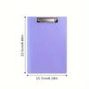 5Pcs A5 Clipboard Folder Writing Pad Holder Memo Clip Board File Clip Writing Clamps Kids Cute Stationery Office School Supplies