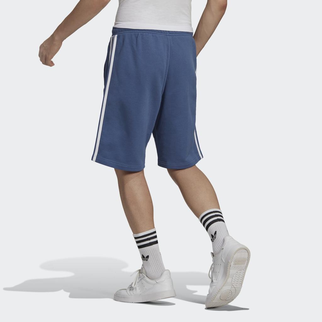 adidas Originals 3-Stripes Logo Embroidered Sports Shorts Blue Men's GN4474