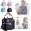 Outdoor Portable Insulated Lunch Bags Thermal Cooler Tote Leakproof Handheld Work Lunch Box Waterproof Pouch Organizer Bag