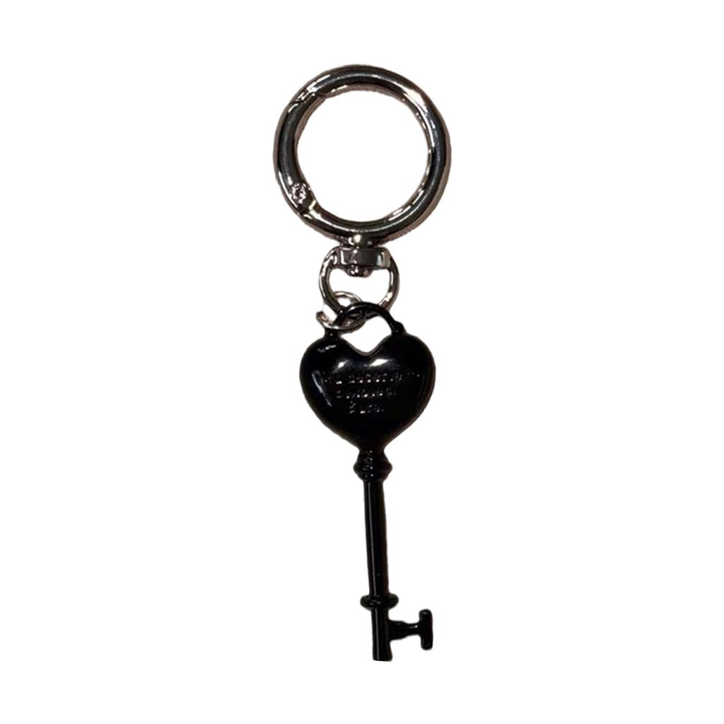 Elegant Love Symbol Keychain Sturdy Alloy Metal Charm Heart Key Ring For Daily Use Gift Anniversary Valentine