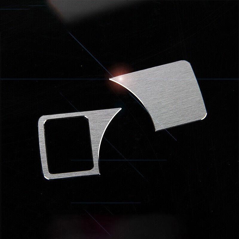 Silver Aluminum Headlight Lamp Switch Panel Button Trim For Benz C-Class 2008-14
