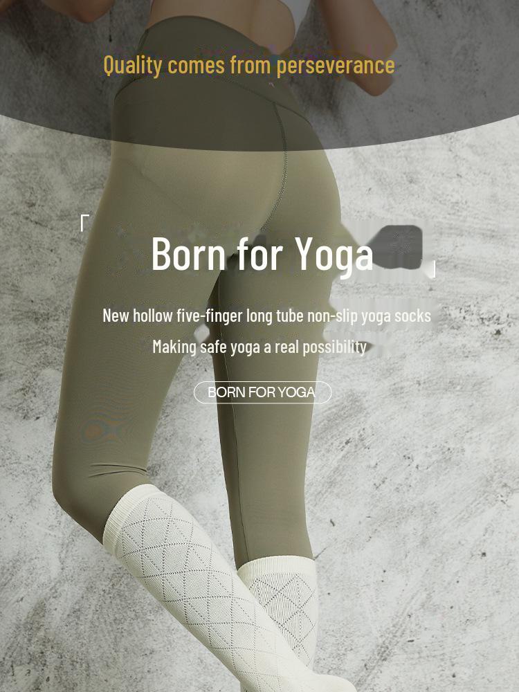 Women's Non-Slip Five-Toe Yoga & Pilates Socks