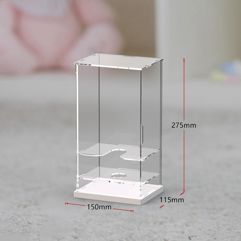 

Clear Acrylic Display Box For Carat Stick Light Stick Support Stick Concert Ticket Hand Lamp Idol Collection Dustproof Showcase
