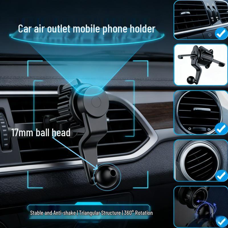 Rocker Arm Car Air Vent Mount Bracket for Navigation