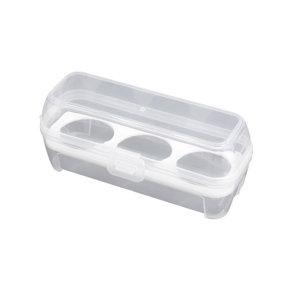 Transparent Egg Storage Box Safety Egg Tray 3/4/8 Grid Picnic Eggs Box  Egg Container