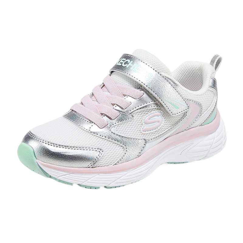 Skechers Girls Fashionable Simple Trendy Comfortable Running Shoes Kids Sneaker Off-White 303698L-OFWT