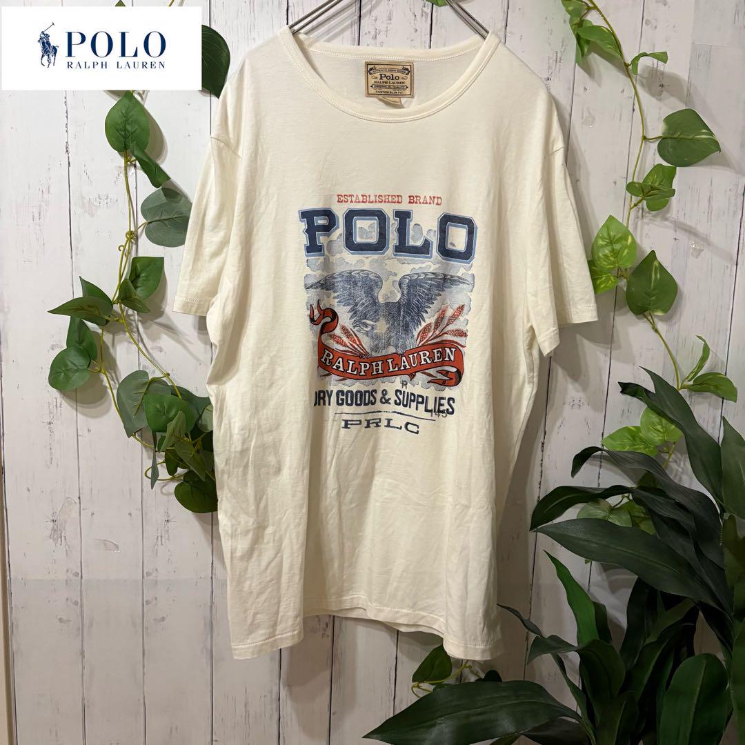 

[USED] Rare 90s Polo Ralph Lauren single-stitch t-shirt with eagle design