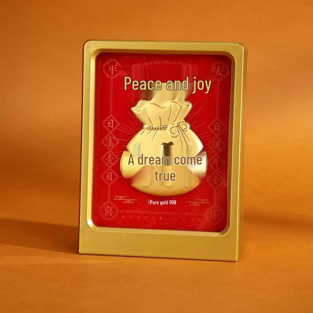 

New Arrival Instant Wealth God Figurine: Eight Directions Wealth Ingot God Photo Frame - Perfect Business Gift