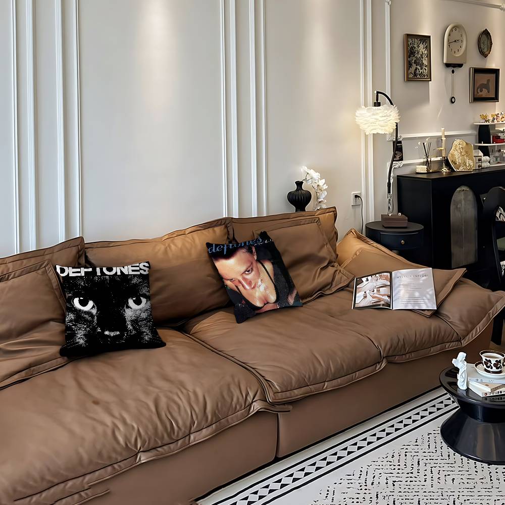 Deftones Music Pillow Cover Sofa Cushion Cover Home Room Decoration Children Gift