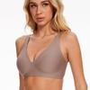 Seamless Jelly Underwear Deep V Thin Soft Support Comfortable Feeling Large Chest Small U Back Sexy Bra