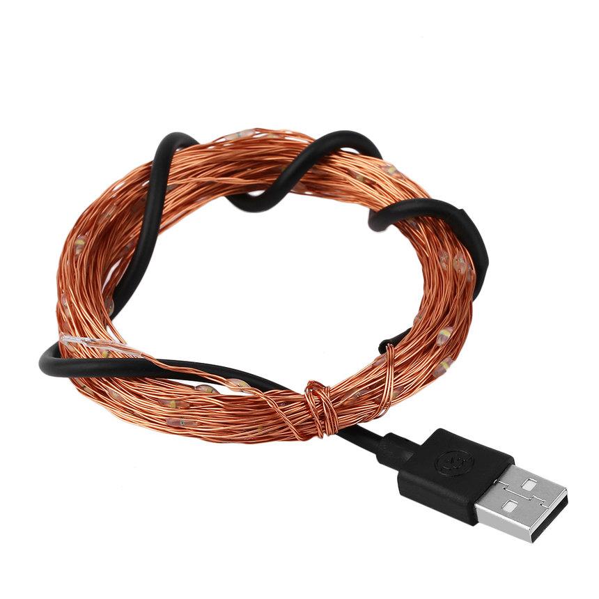 Buy USB Powered 10M 10LED Waterproof IP66 LED String Light DC5V Garden ...