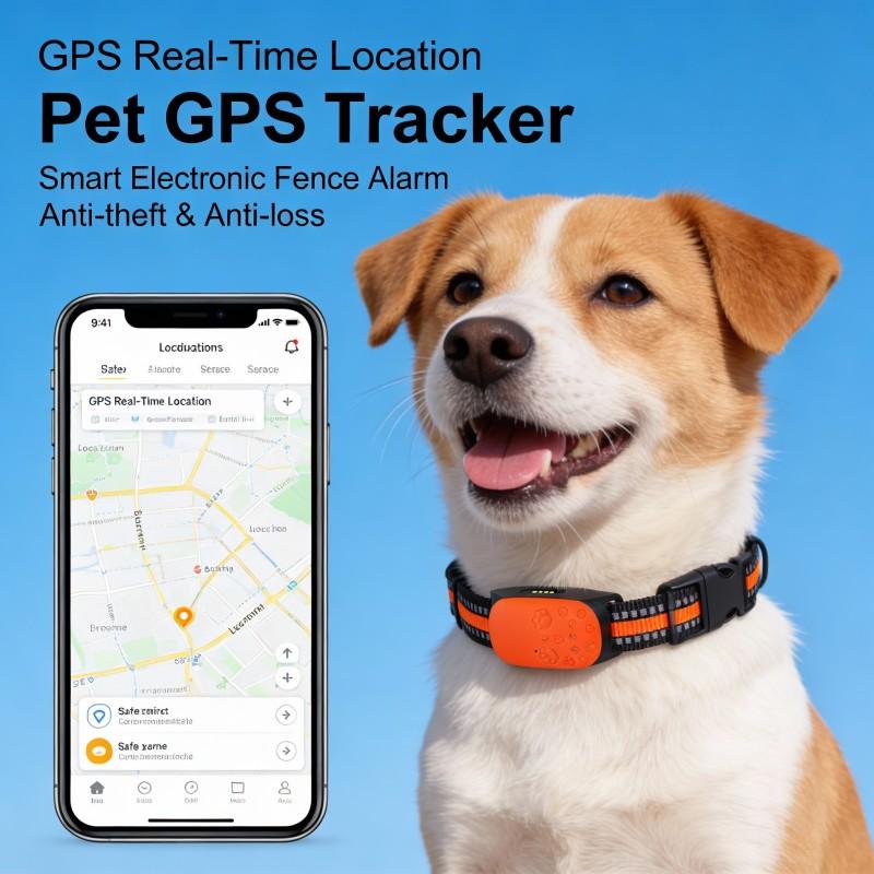 4G husdjurs-GPS-lokalisator Hund katt anti-förlust artefakt Beidou halsbandslokalisator spårningsartefakt spårare spårare