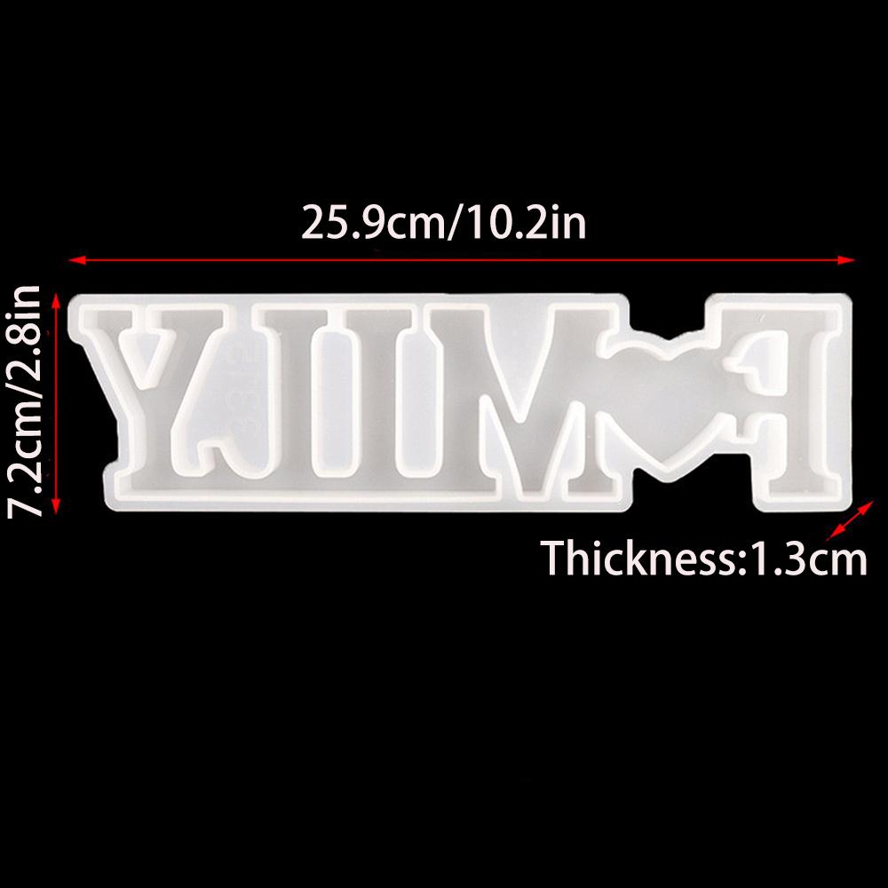 Home Love Silicone Mold Letters Epoxy Resin Mould for DIY Resin Crafts Casting Molds Home Decoration Jewelry Making Tool