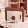 Portable Stainless Steel Cutting Board Holder Thickening Space Saving Chopping Board Organizer Rustproof Kitchen Storage Rack