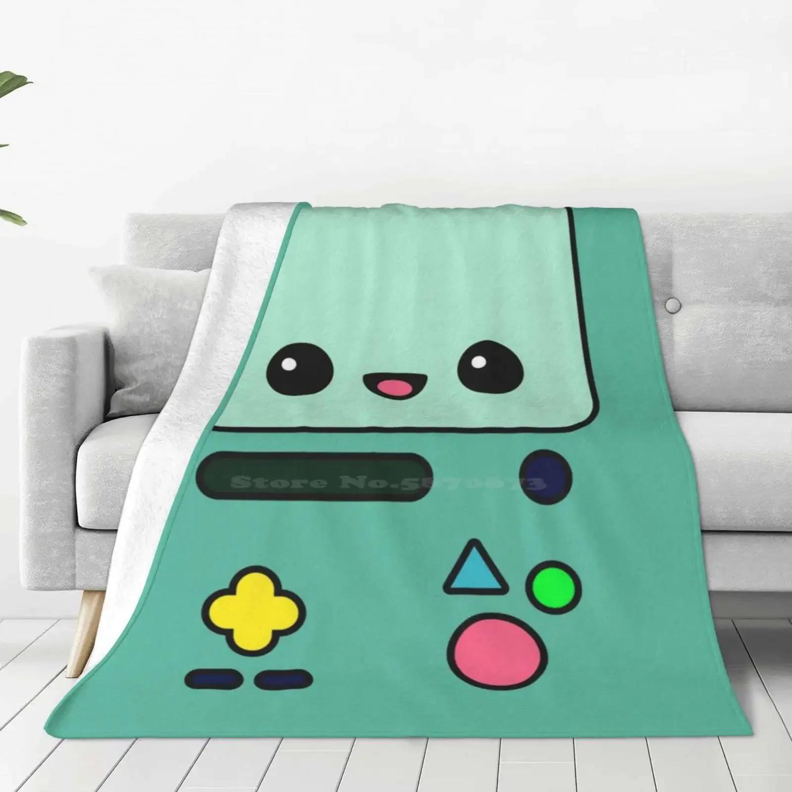 

Kawaii Adventure Time Bmo Мягкий Теплый Легкий Тонкий Одеяло Adventuretime Adventure Time Bmo Милый Каваи 30x40in