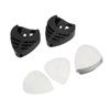 Guitar Pick Set Metal Electric Guitars Bass Picks with Storage Boxes for Musical Instruments