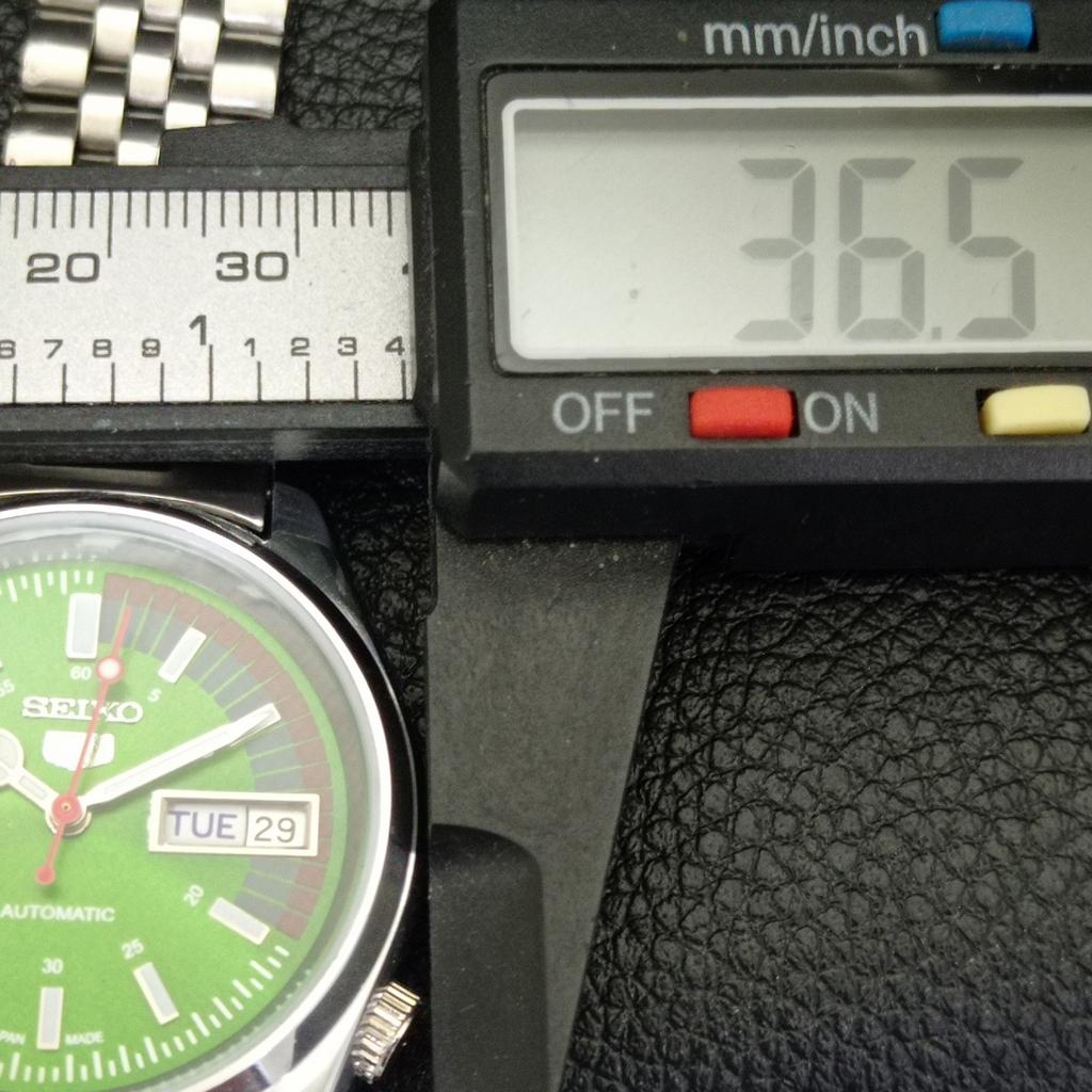 JAPAN VINTAGE REFURBISHED SEIKO 5 AUTOMATIC 6309A MENS GREEN WATCH a441120-9 Sk-a441120-1
