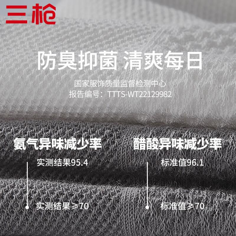 THREEGUN [Touch Series] Mesh Men's Socks, Summer Men's Socks, Pure Cotton Antibacterial Deodorizing 10A Men's Socks