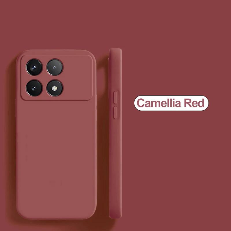 Luxus Original Flüssigsilikon Soft Cover für Xiaomi Poco X6 Pro Poco X 6 Pro X6pro Pocox6 Pro 5G Telefonhülle