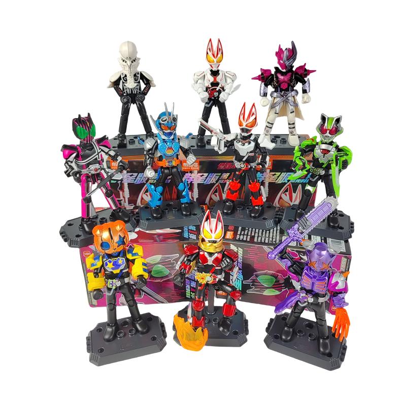 Blokees Kamen Rider Anime Figure Masked Rider Assembled Toys Saber GEATS Hopper Kuuga Action Figure Assembled Toys