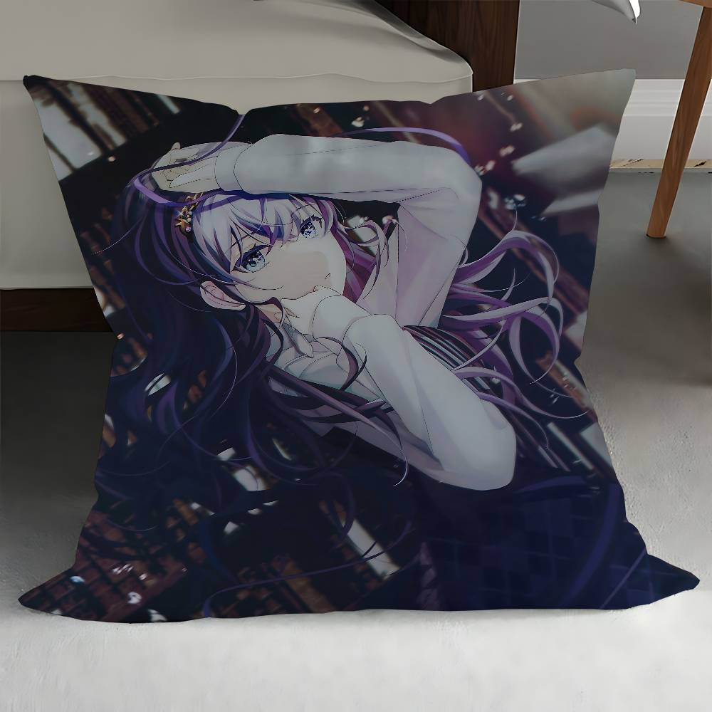 A-Asahina Mafuyu Pillow Cushion Cover Pillowcase Living Room Sofa Home Decor Customized