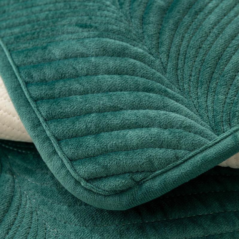 New Plush Combination Sofa Cushion Warm Plush Couch Cover Cushion for Autumn and Winter High-end Antiskid Leather Sofa Cover