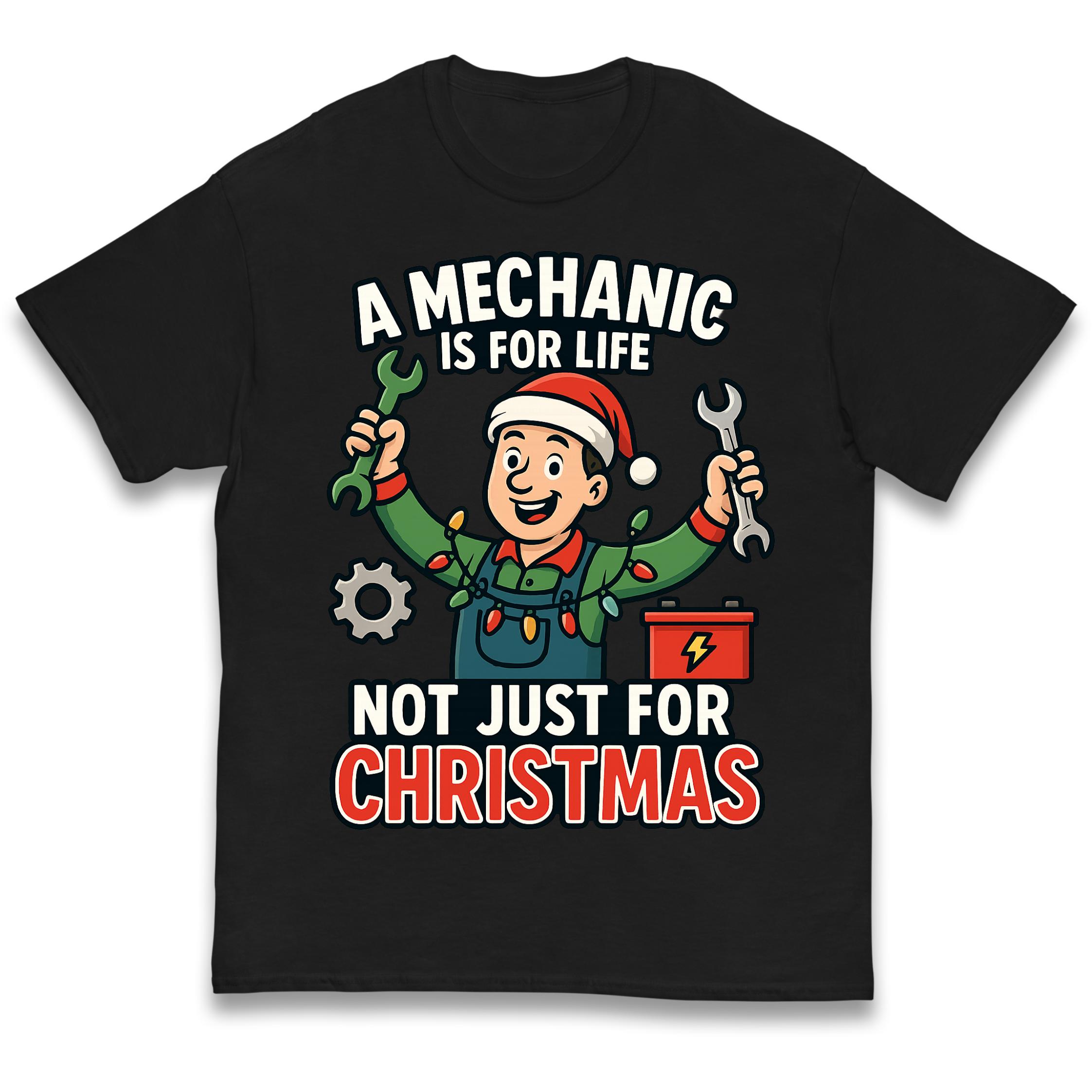 A Mechanic is for Life Not Just for Christmas Kids T Shirt 100