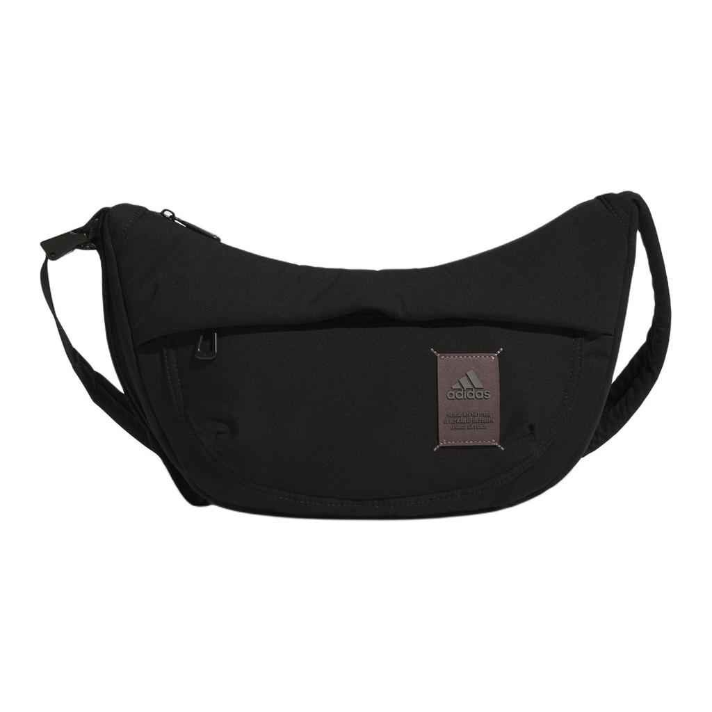 Adidas Recycled Polyester Shoulder Bag Regular Unisex Black JF6246