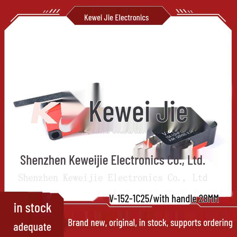 Copper Contact V-15 KW7-3 Micro Switch with Lever Optional, Copper Roller, and Push Button Limit Switch.