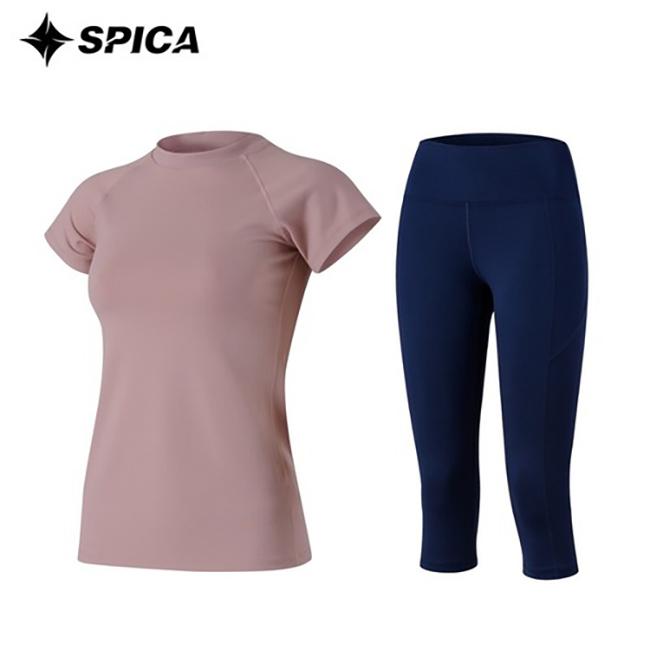 Seupika Yoga Set T-Shirt Sleeveless Leggings Spa522704