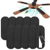 2026 Upgrade Filtres pour Purificateur d'Air Ventilateur de Plafond, Filtres Ventilateur Carbone Coque de Coco Activée Piègent Poussière, Odeurs, Purificateur d'Air Frais pour Ventilateur Universel