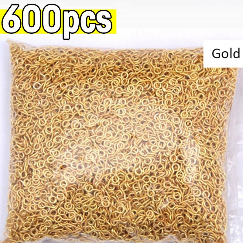 

300-600pcs Mini Screw Eye Pins Metal Eyepins Hooks Eyelets Screw Threaded Pendant Clasps Jewelry Findings for Making DIY 8/10mm 8mm