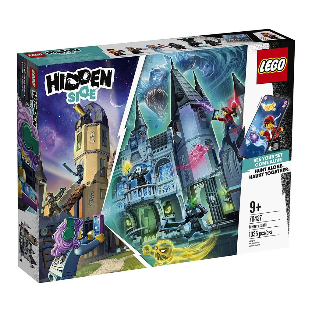LEGO Hidden Side Mystery Castle 70437 AR Ghost Toy Ghost Hunting Toy with 2 Jack Parker Vaughn Nemar Reem Shadow Walker Minifigures App-Controlled