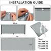Waterproof Privacy Fence Screen Fence Covering Privacy with Grommets UV Protection Fencing Shade Cover for Outdoor Yard Backyard