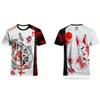 Maglia da Calcio da Uomo Stile Samurai Giapponese Girocollo Comodo Top Sportivo per Calcio Basket Pallavolo Allenamento Regalo Top