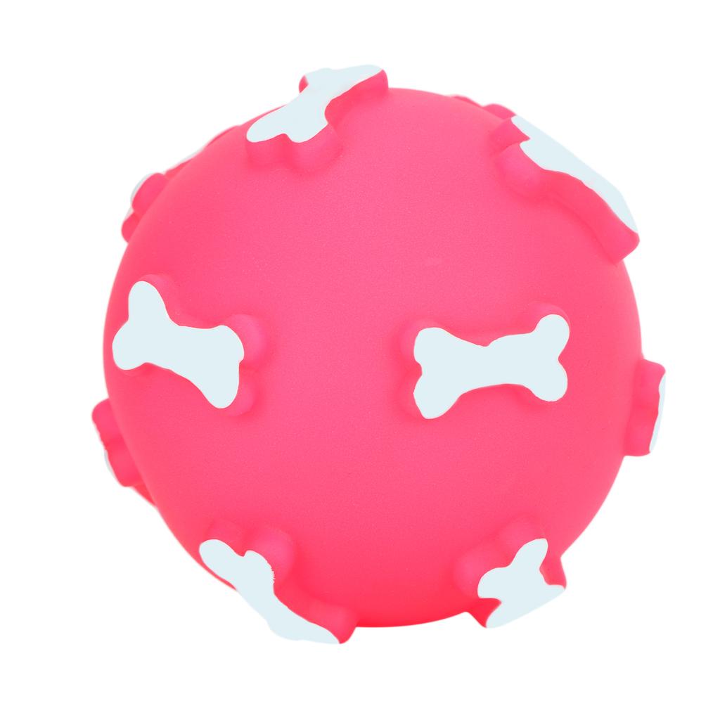 Vinylový Netoxický Venkovní Pískací Hlasový Míč Pes Čistí Prořezávání Kousací Hračky Potřeby pro Domácí Mazlíčky