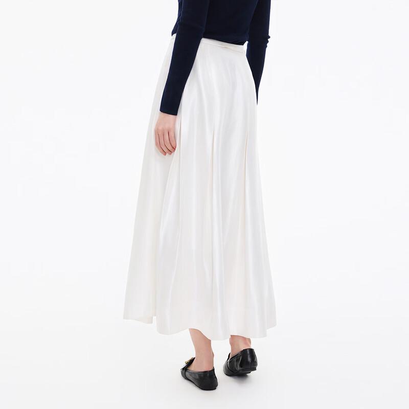 Shetu Women's High-Waist A-Line Midi Skirt