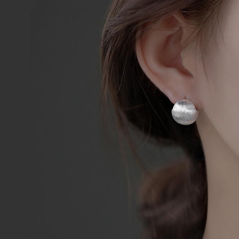 REETI 925 Silver Earrings Geometric Round Earrings For Women Gift Earings Jewelry Gift